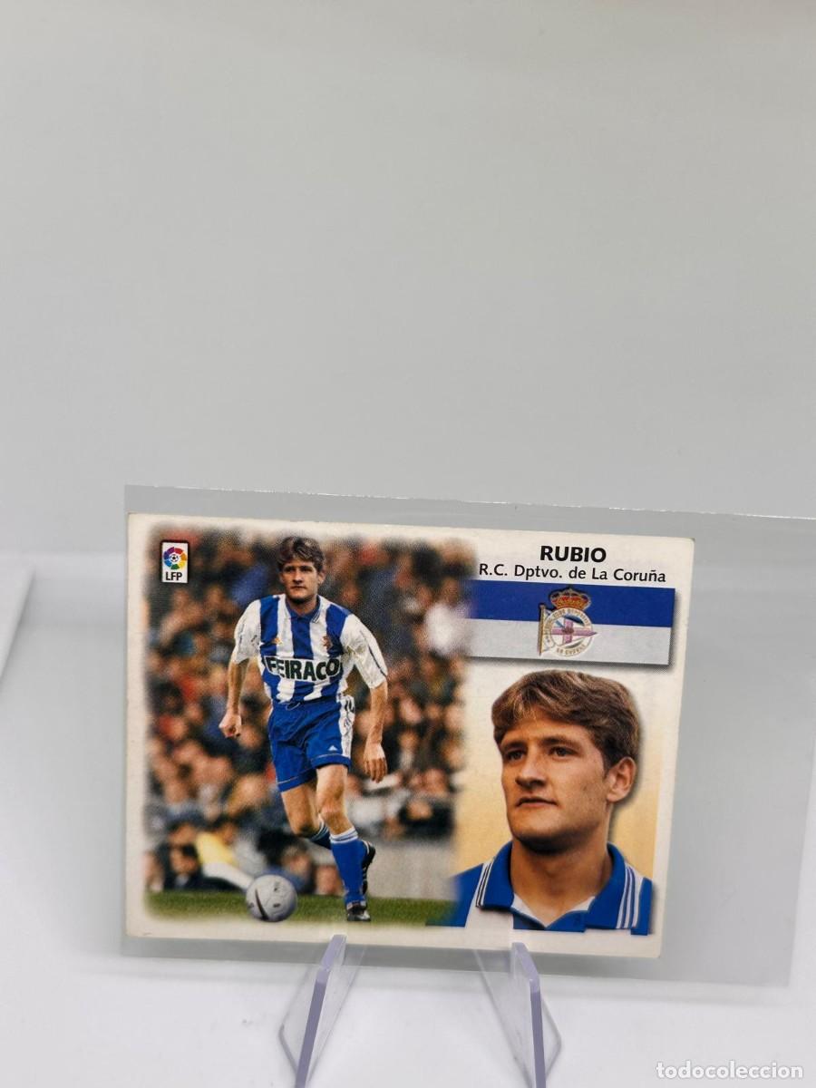 Football Stickers: Rubio Club Deportivo La Coru&ntilde;a Ultimos Fichajes N&ordm;23 Liga Este 1999 2000 sin pegar