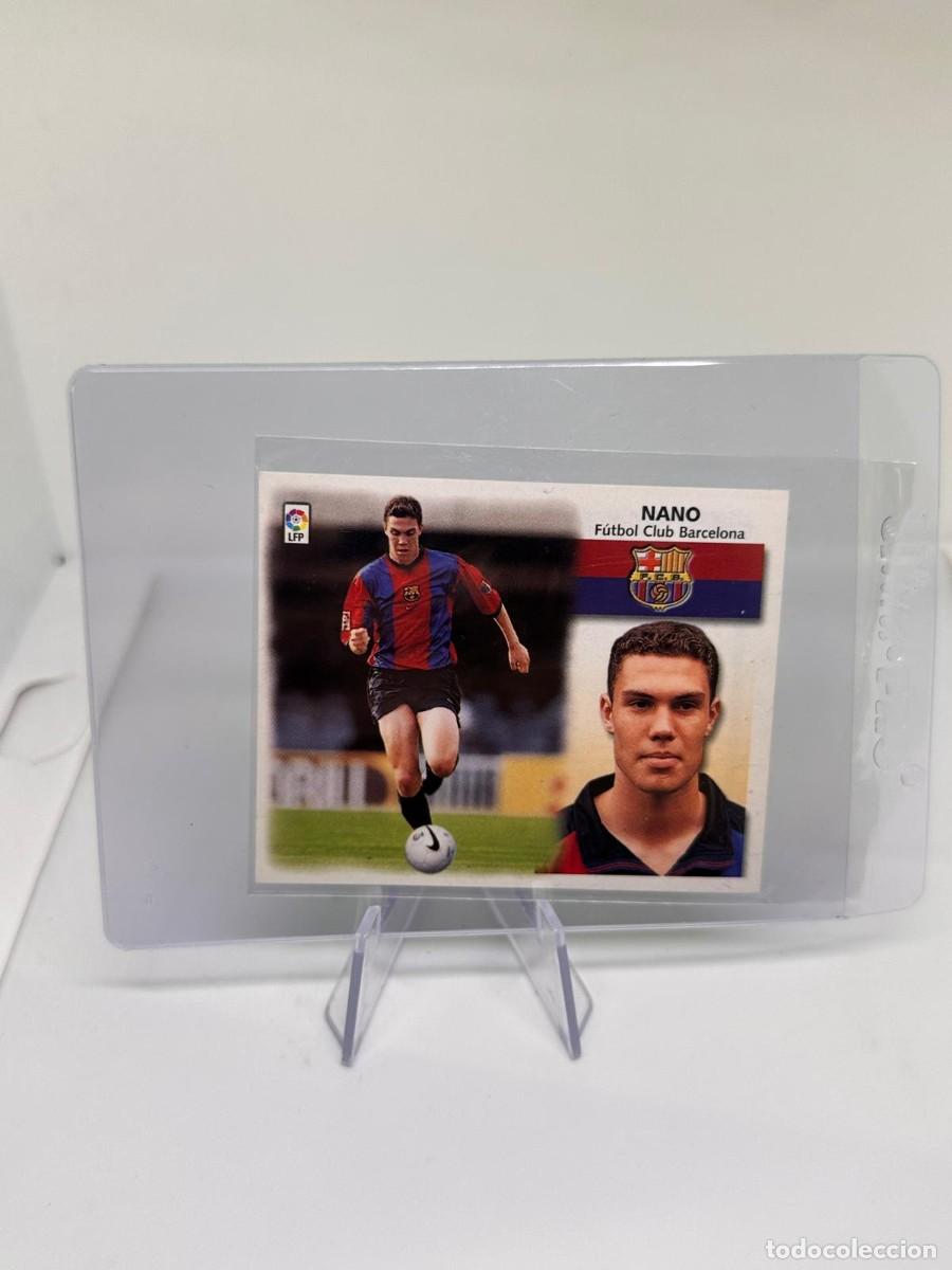 Football Stickers: Nano Coloca FC Barcelona Liga Este 1999 2000 sin pegar
