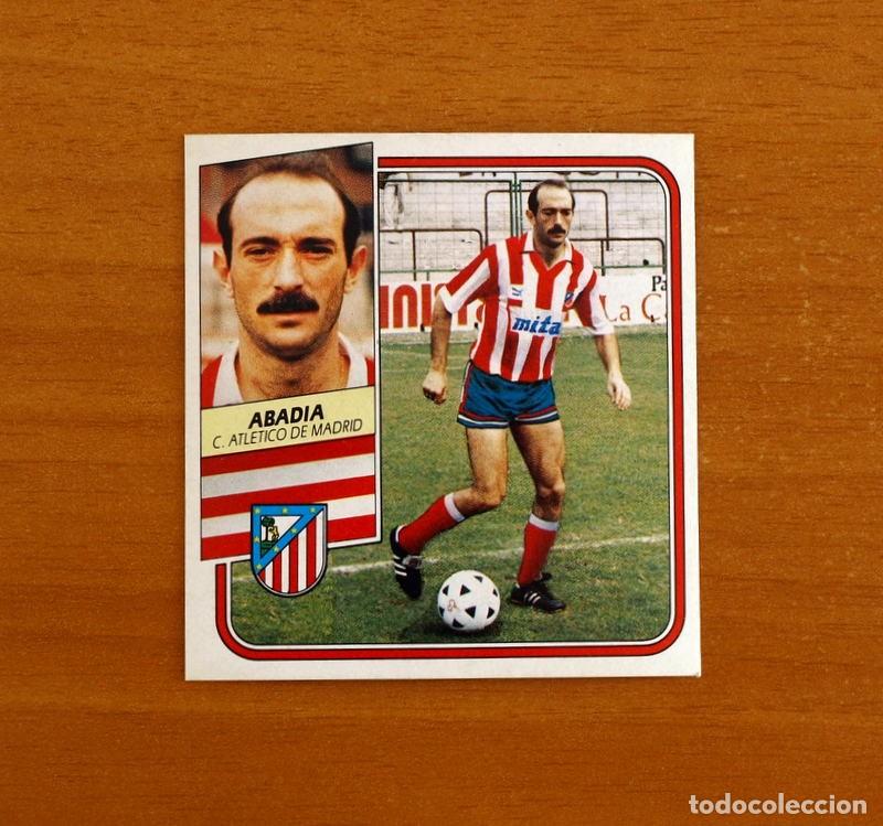 Figurine di Calcio: Atletico de Madrid - Abadia - Fichaje N&ordm; 4 - Ediciones Este Liga 1989-1990, 89-90 - Nunca pegado
