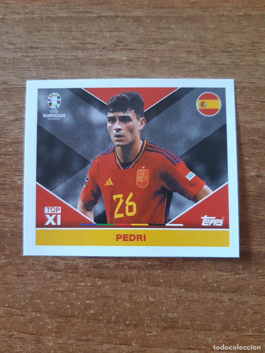 Cromos de f&uacute;tbol: ESP TOP 2 PEDRI ESPA&Ntilde;A EURO 2024 TOPPS STICKERS EUROCOPA ALEMANIA 2024. NUEVO SIN PEGAR