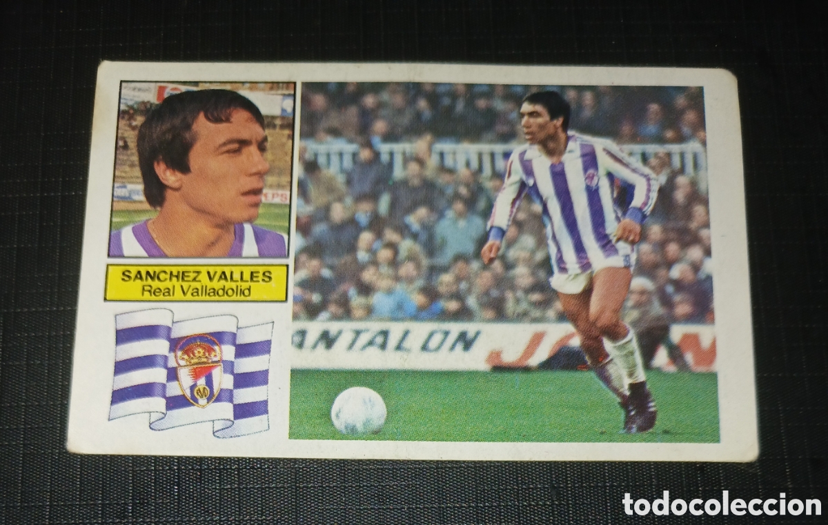 Football Stickers: Cromo Sanchez Valles Real Valladolid Ed. Este Liga 1982 1983 82-83 Sin pegar, nunca pegado
