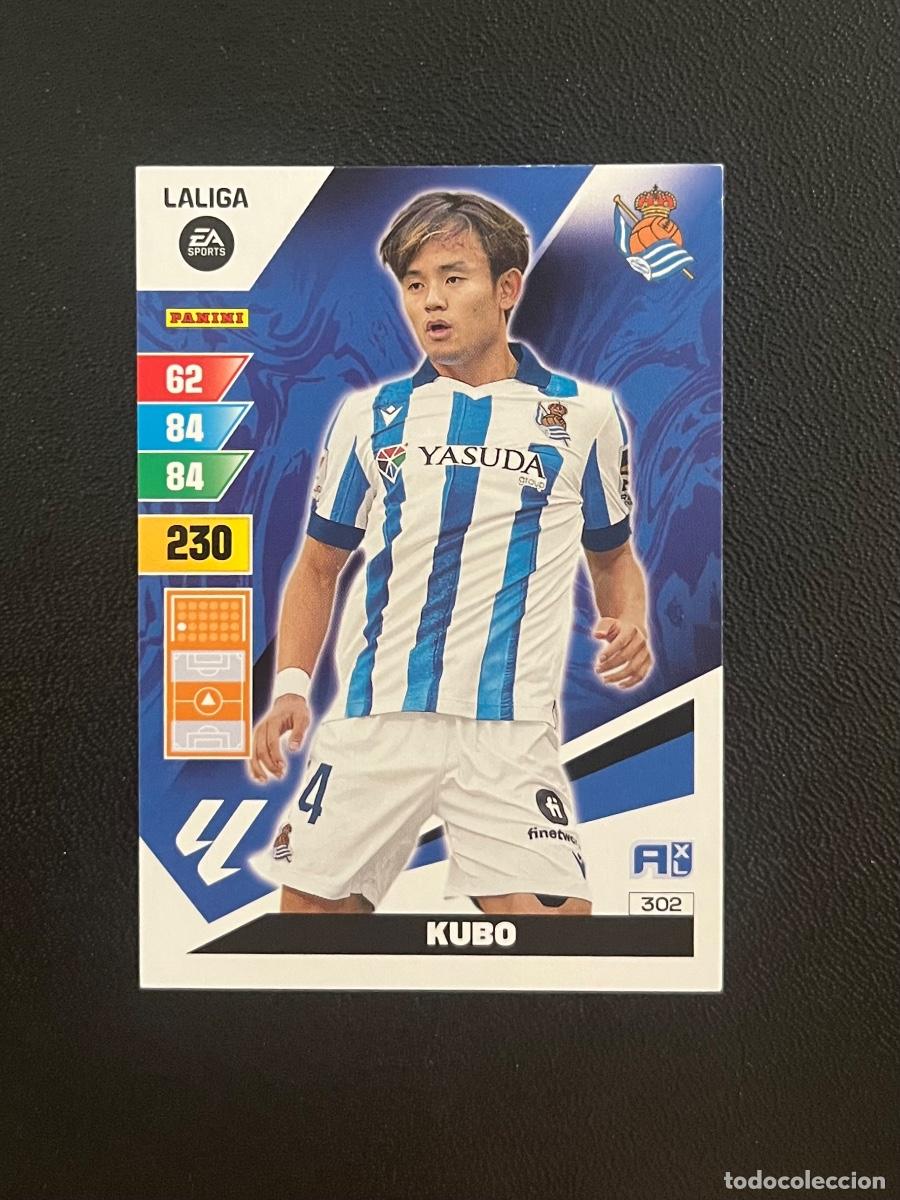 Football Stickers: 302 KUBO REAL SOCIEDAD ADRENALYN 2023 2024 PANINI CROMO LA LIGA 23 24