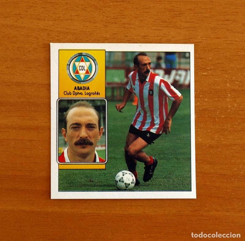 Cromos de f&uacute;tbol: Logro&ntilde;&eacute;s - Abadia - Ediciones Este Liga 1992-1993, 92-93 - Nunca pegado
