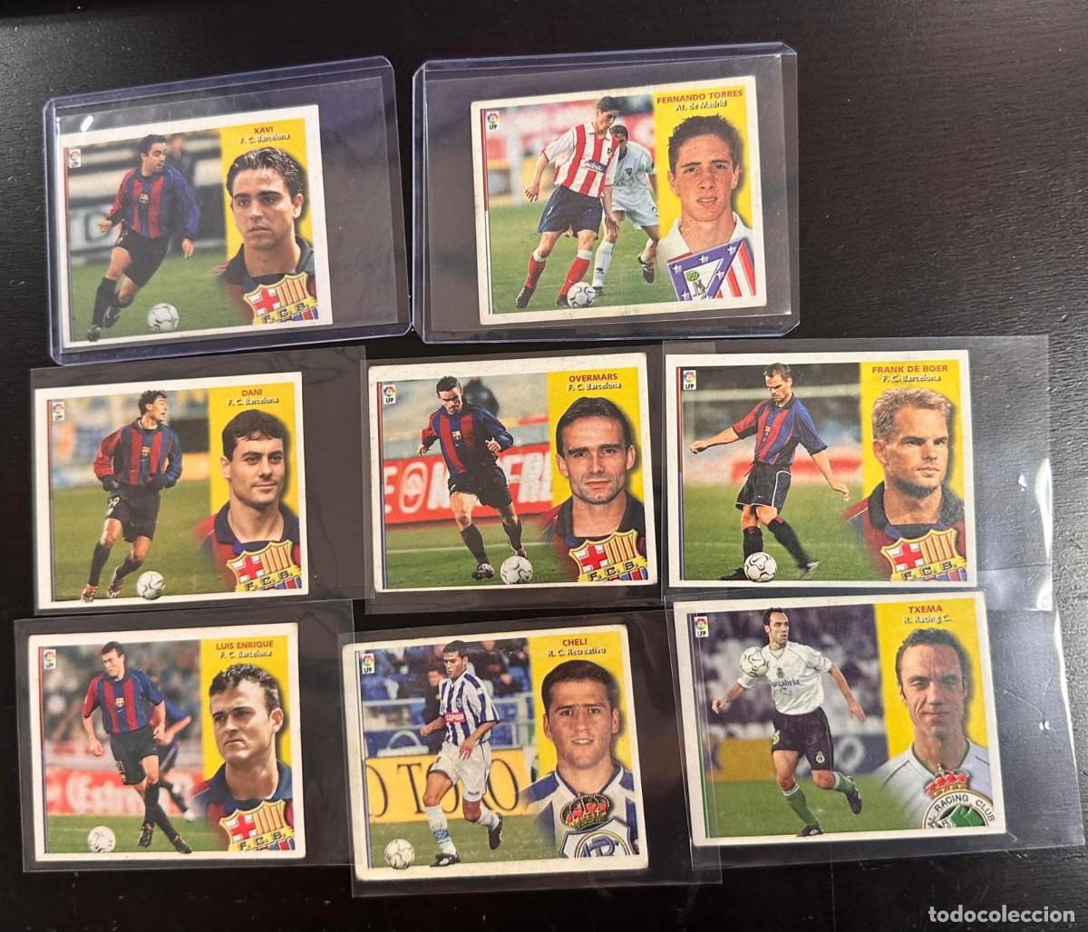 Football Stickers: Lote 8 Cromos Liga Este 2002 2003 sin pegar