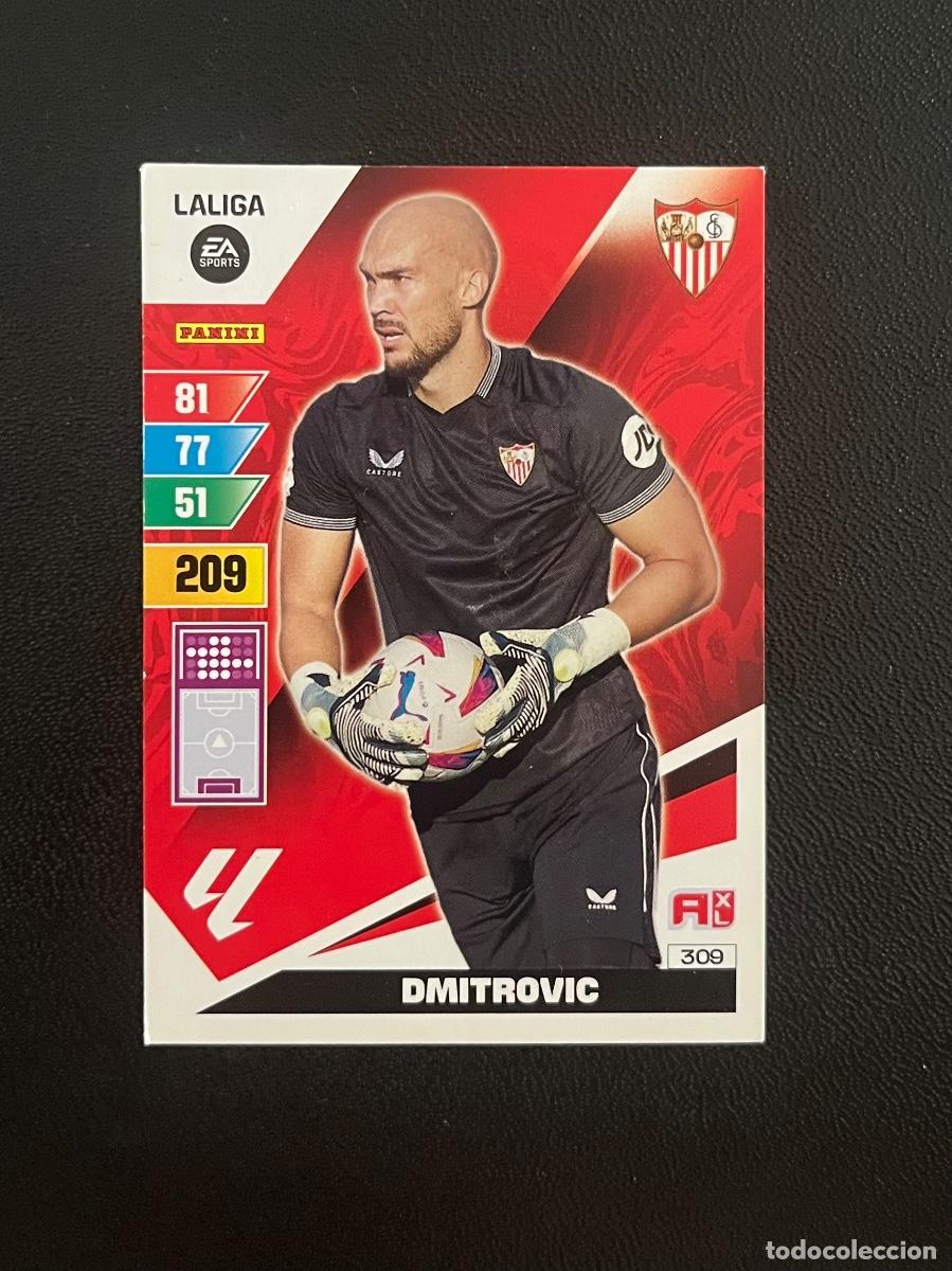 Football Stickers: 309 DMITROVIC SEVILLA FC ADRENALYN 2023 2024 PANINI CROMO LA LIGA 23 24