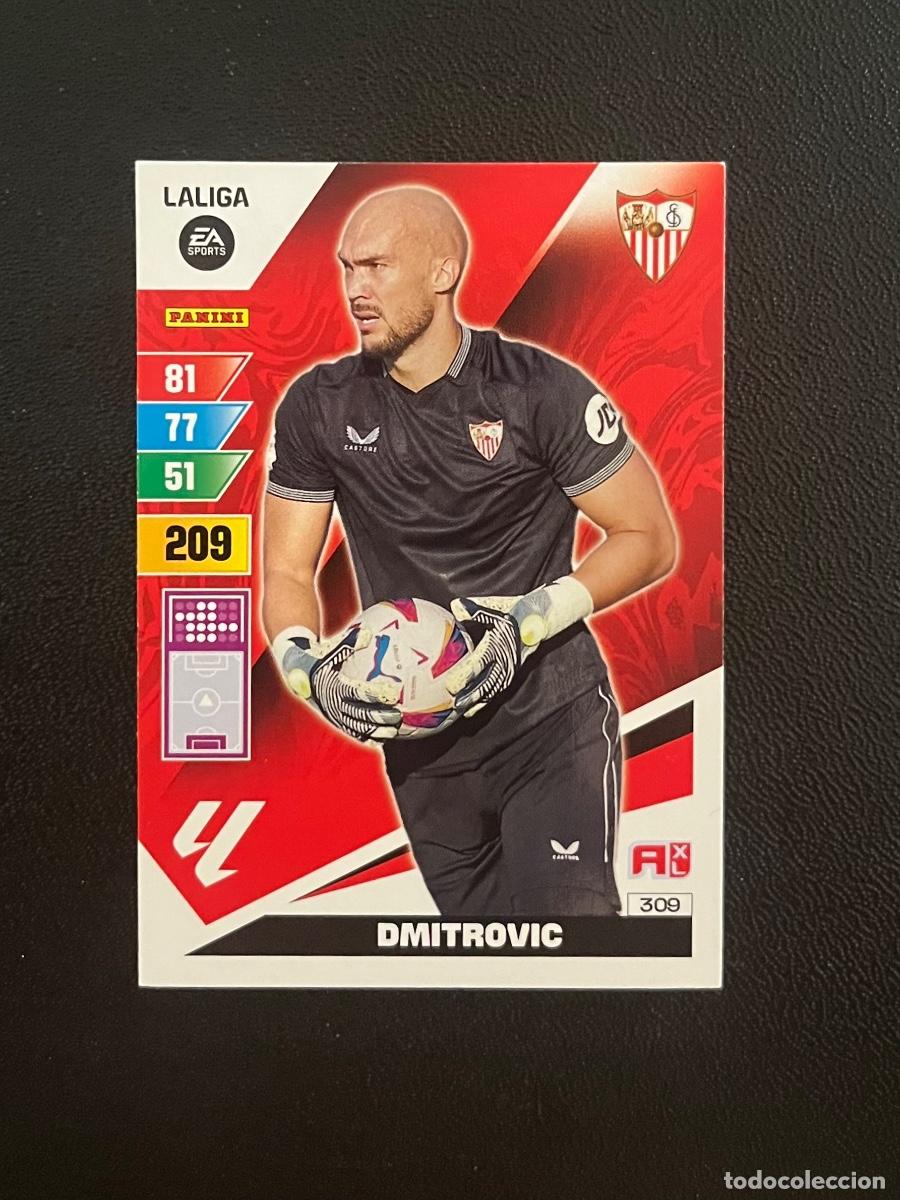 Football Stickers: 309 DMITROVIC SEVILLA FC ADRENALYN 2023 2024 PANINI CROMO LA LIGA 23 24
