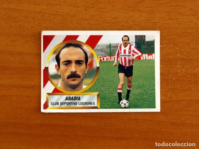 Cromos de f&uacute;tbol: Logro&ntilde;&eacute;s - Abadia N&ordm; 10 - Ediciones Este Liga 1988-1989, 88-89 - Cromo nunca pegado