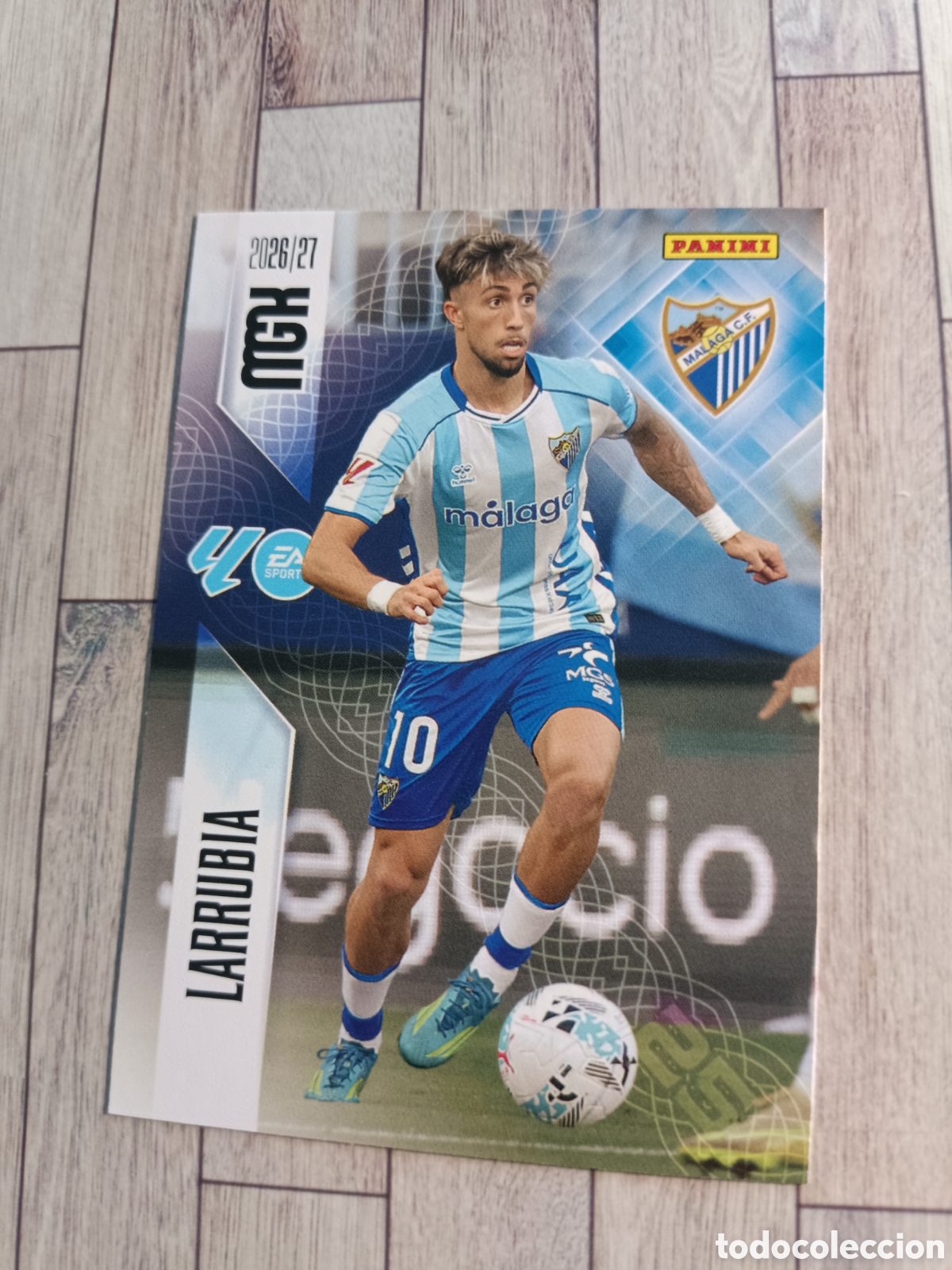Cromos de f&uacute;tbol: 248 LARRUBIA MALAGA MEGACRACKS MGK 26 27 PANINI 2026 2027