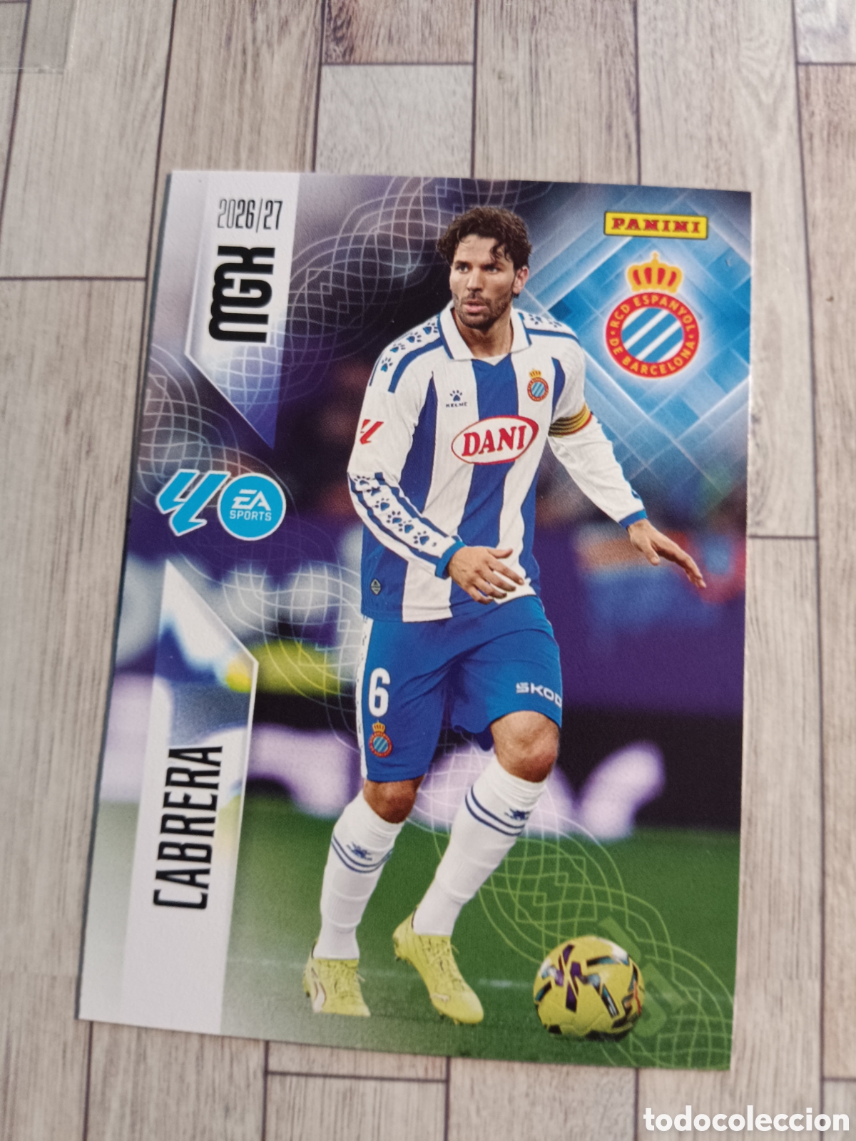 Cromos de f&uacute;tbol: 169 CABRERA ESPANYOL ESPA&Ntilde;OL MEGACRACKS MGK 26 27 PANINI 2026 2027