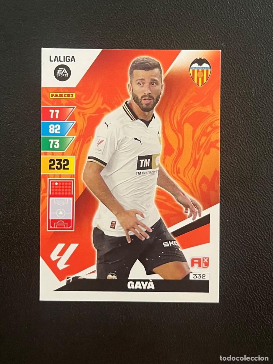 Cromos de f&uacute;tbol: 332 GAY&Aacute; VALENCIA CF ADRENALYN 2023 2024 PANINI CROMO LA LIGA 23 24