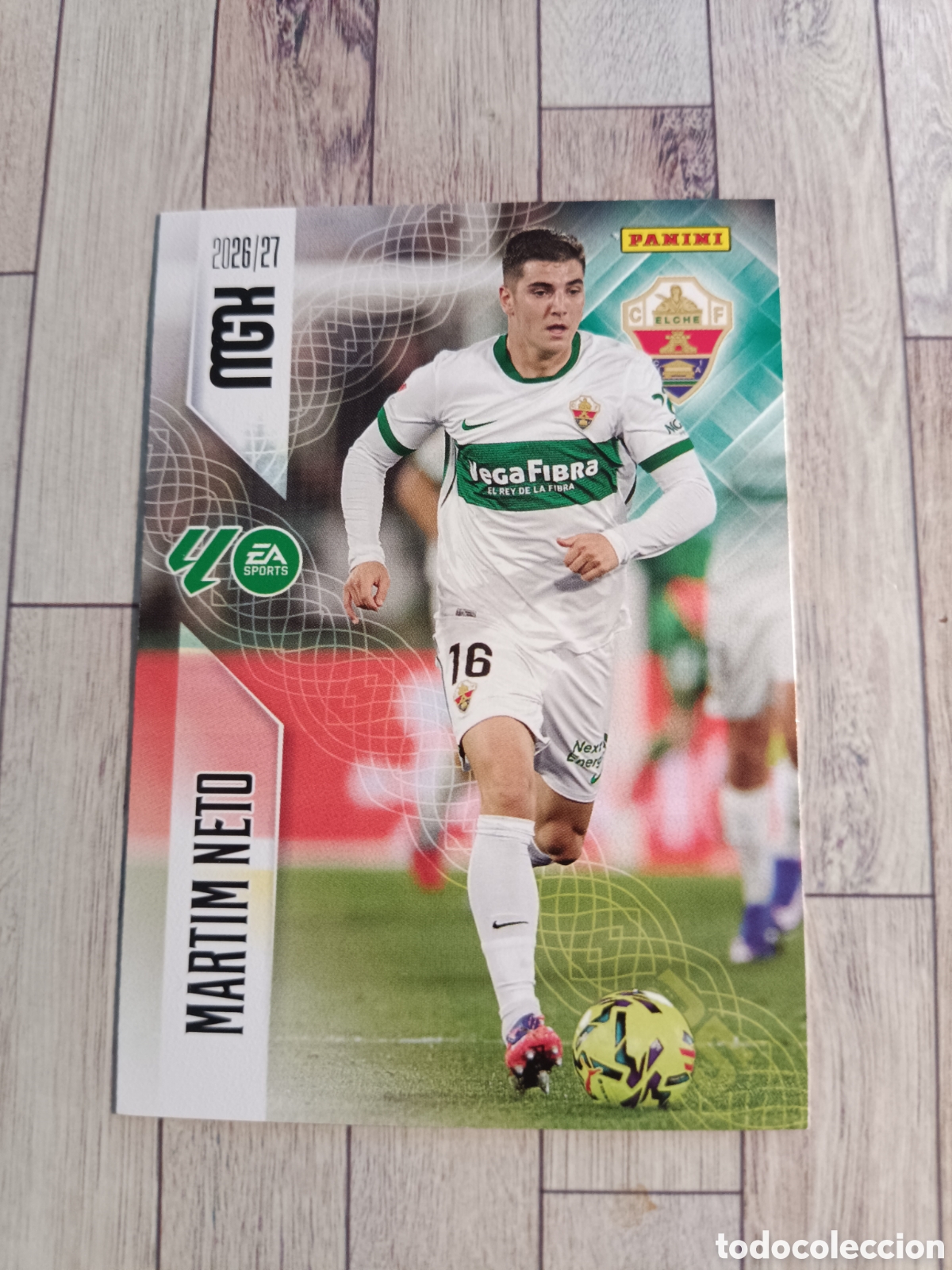 Cromos de f&uacute;tbol: 155 MARTIM NETO ELCHE MEGACRACKS MGK 26 27 PANINI 2026 2027