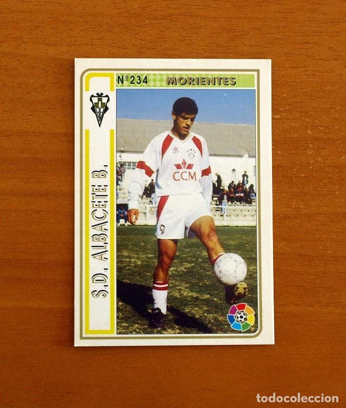 Cromos de f&uacute;tbol: Albacete -N&ordm; 234 Morientes -Rookie -Mundicromo Las Fichas de la Liga 1994-1995-94-95