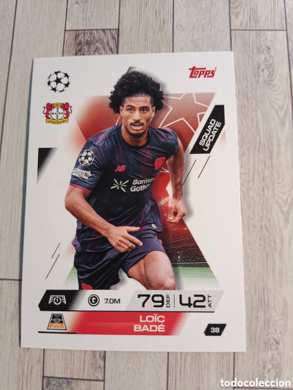 Fu&szlig;ball-Sticker: 38 BADE SQUAD UPDATE BAYERN LEVERKUSEN MATCH ATTAX EXTRA CHAMPIONS 2025 2026 TOPPS 25 26