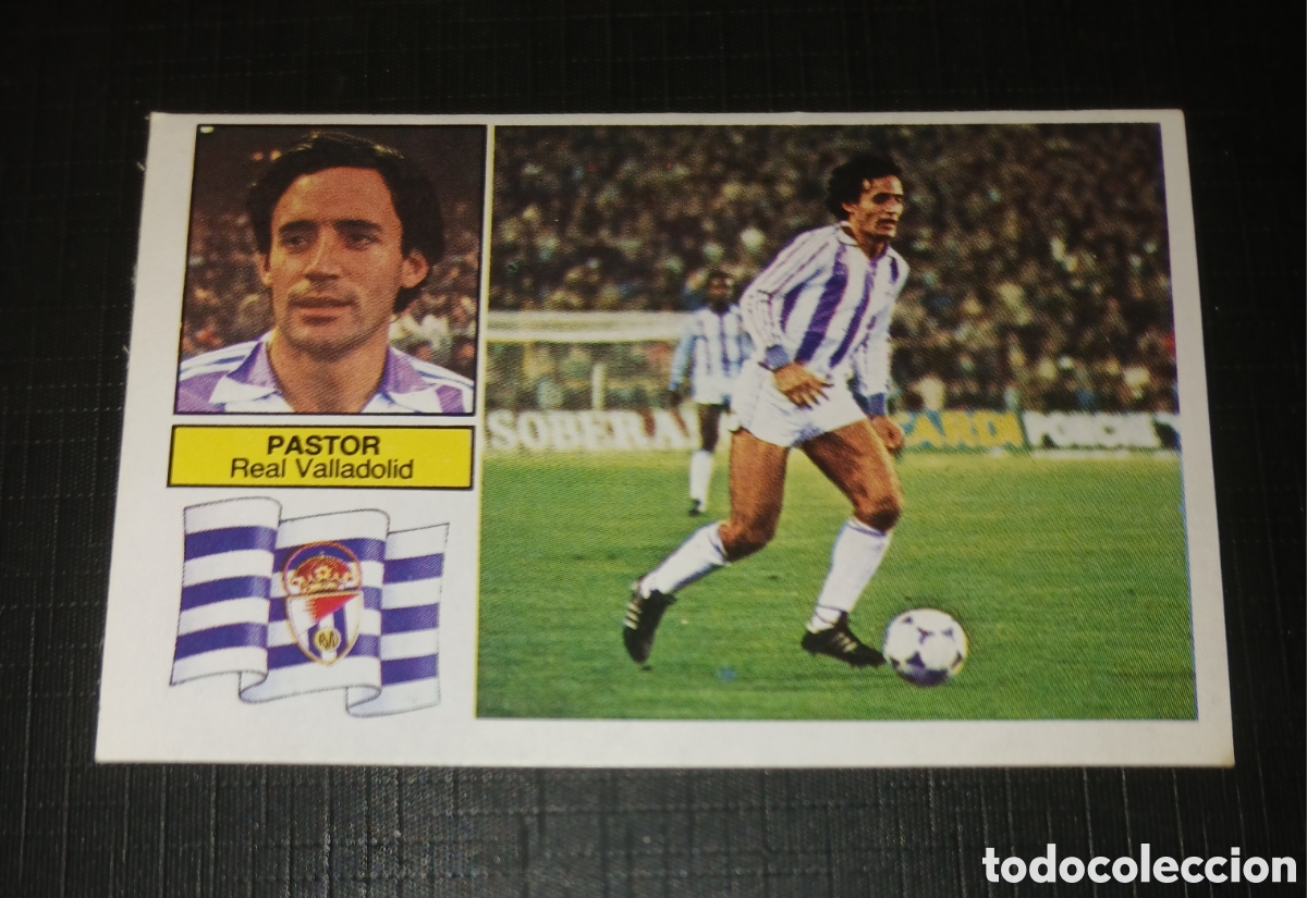 Cromos de f&uacute;tbol: Cromo baja Pastor Real Valladolid Ed. Este Liga 1982 1983 82-83 Sin pegar, nunca pegado