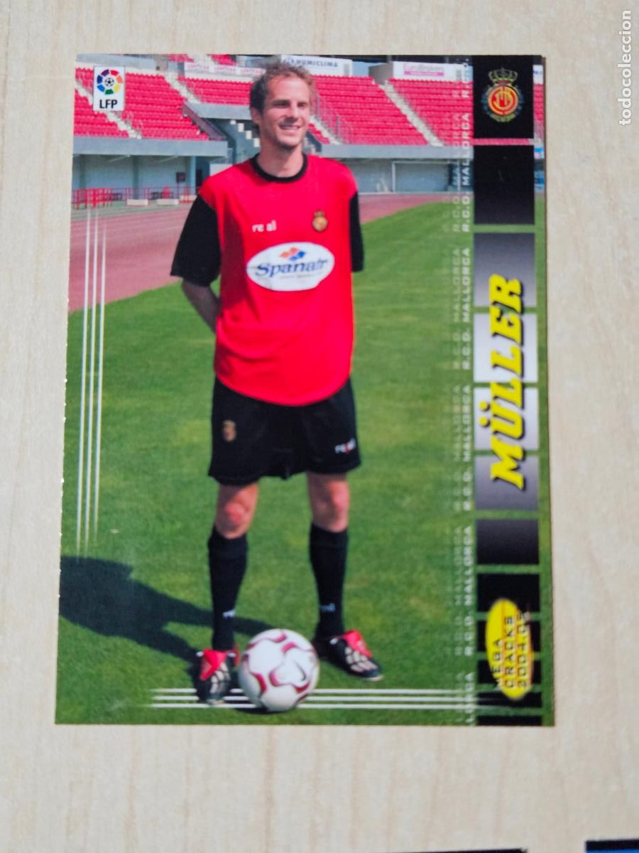 Cromos de f&uacute;tbol: CROMO N&ordm; 207 MULLER - MEGACRACKS 2004 05 - MALLORCA - CORREGIDA