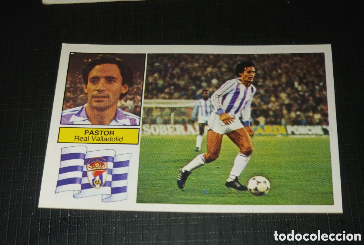 Cromos de f&uacute;tbol: Cromo baja Pastor Real Valladolid Ed. Este Liga 1982 1983 82-83 Sin pegar, nunca pegado