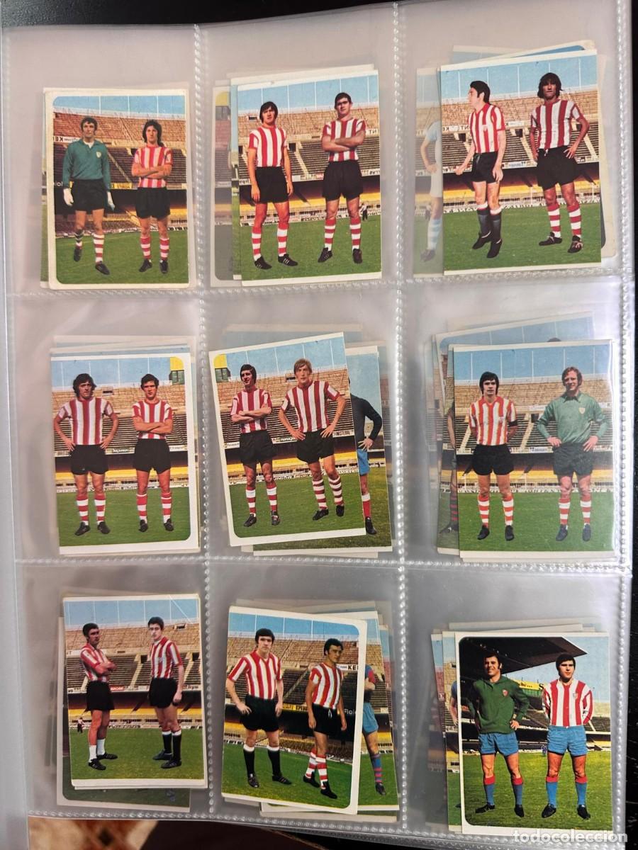 Football Stickers: 243 Cromos diferentes Coleccion Avanzada Liga Este 1975 76 sin pegar