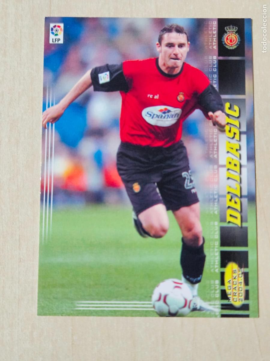 Fu&szlig;ball-Sticker: CROMO N&ordm; 216 DELIBASIC - MEGACRACKS 2004 05 - MALLORCA - ERROR ATHLETIC BILBAO