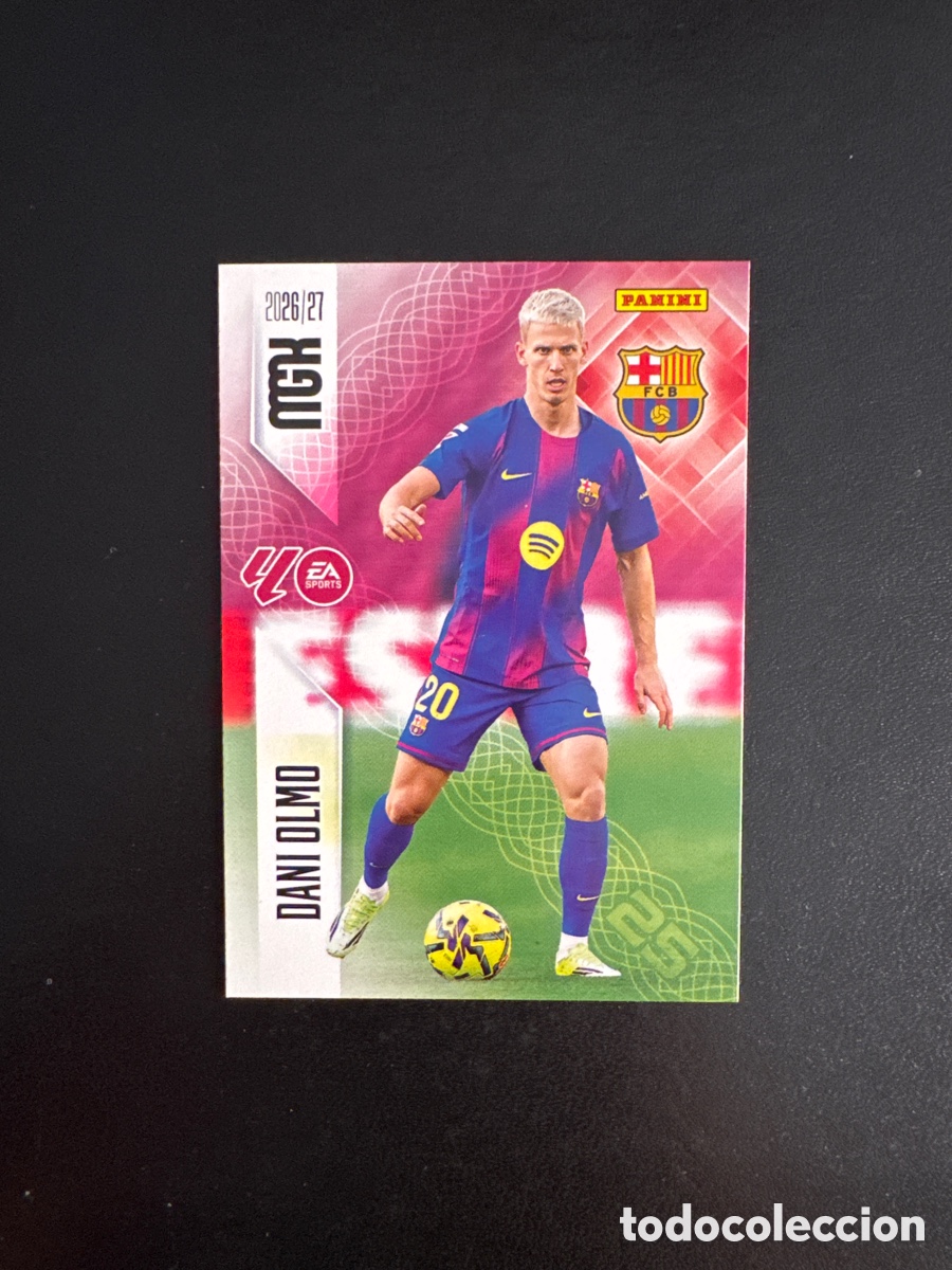 Cartes &agrave; collectionner de Football: DANI OLMO BARCELONA N&Uacute;MERO 87 MEGACRACKS 2026 2027