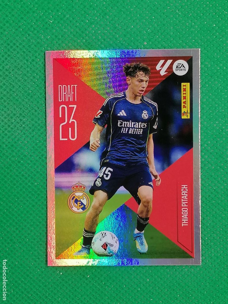 Cartes &agrave; collectionner de Football: 22 THIAGO PITARCH REAL MADRID DRAFT 23 ⚽ PANINI LIGA ESTE 26 27 2026 2027 ⚽