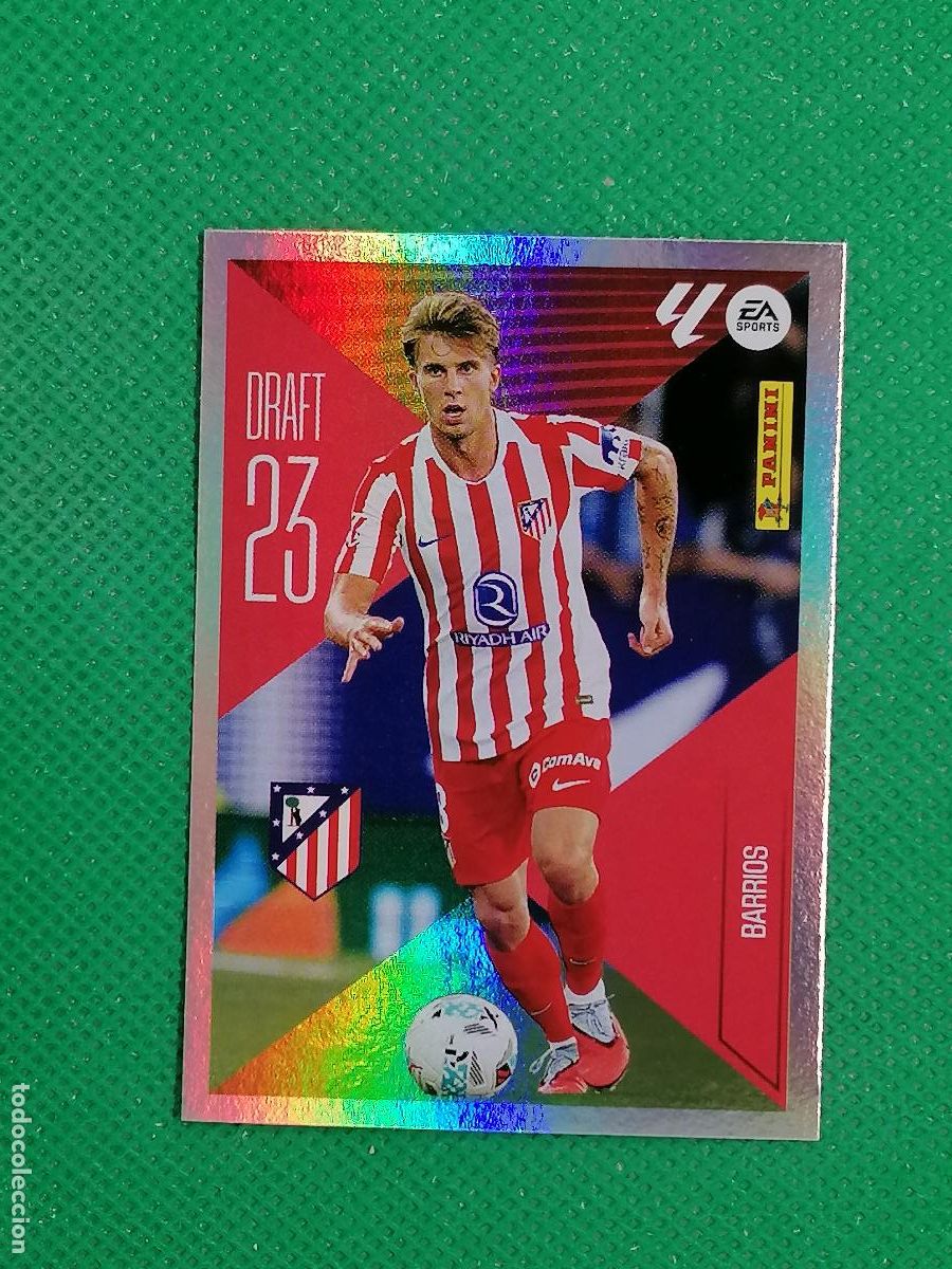 Cromos de f&uacute;tbol: 3 BARRIOS ATLETICO MADRID DRAFT 23 ⚽ PANINI LIGA ESTE 26 27 2026 2027 ⚽