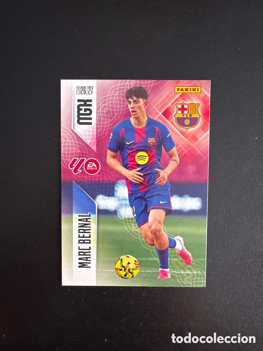 Cromos de f&uacute;tbol: MARC BERNAL BARCELONA N&Uacute;MERO 83 MEGACRACKS 2026 2027