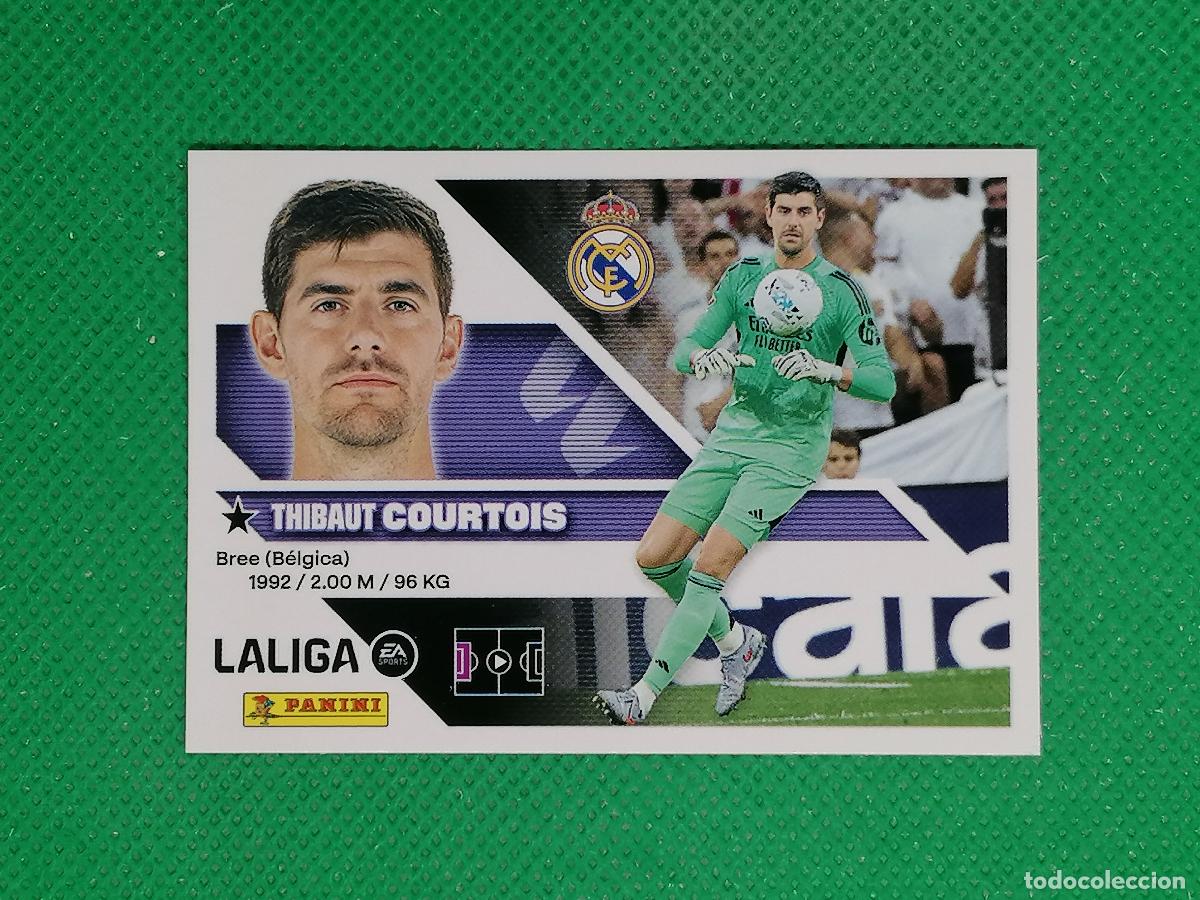 Cromos de f&uacute;tbol: 3 COURTOIS REAL MADRID ⚽ PANINI LIGA ESTE 26 27 2026 2027 ⚽