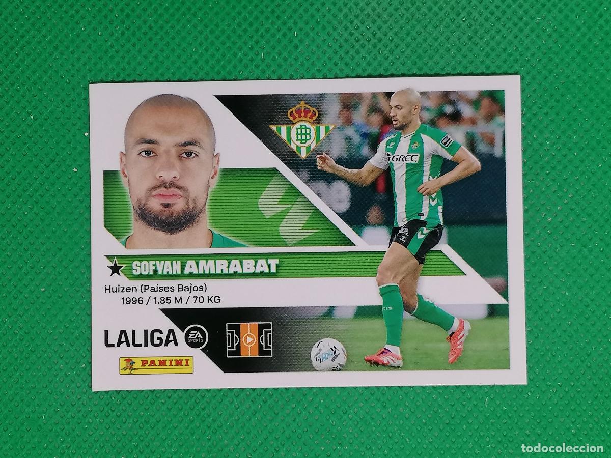 Cromos de f&uacute;tbol: 11 AMRABAT BETIS ⚽ PANINI LIGA ESTE 26 27 2026 2027 ⚽