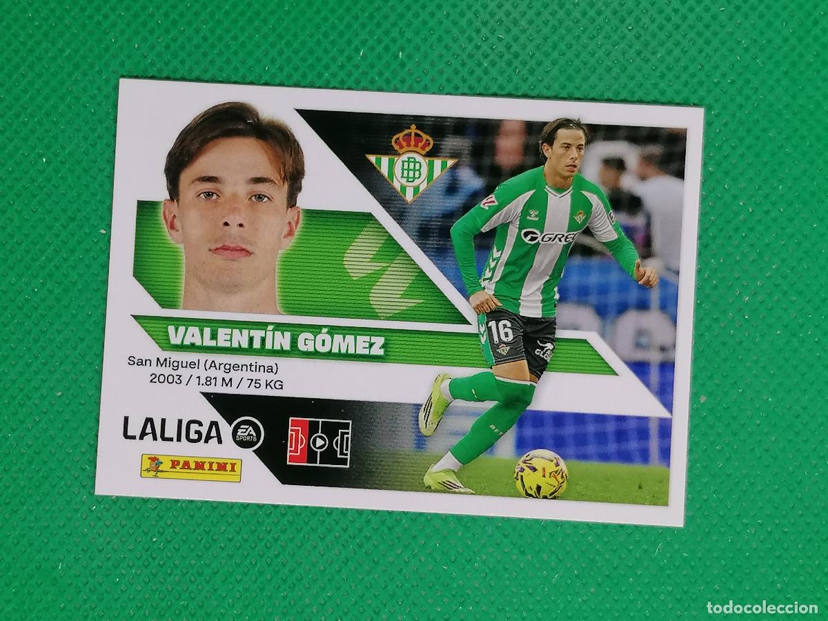 Cromos de f&uacute;tbol: 9 VALENTIN GOMEZ BETIS ⚽ PANINI LIGA ESTE 26 27 2026 2027 ⚽