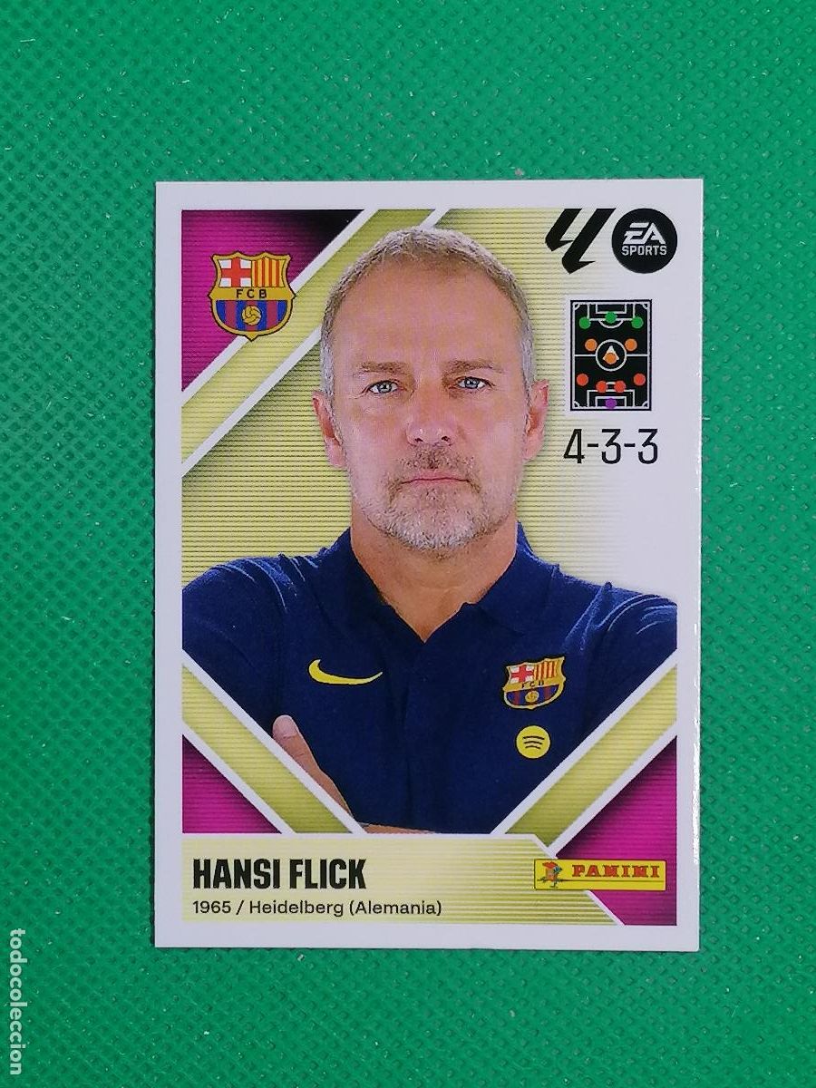 Cartes &agrave; collectionner de Football: 2 HANSI FLICK BARCELONA ⚽ PANINI LIGA ESTE 26 27 2026 2027 ⚽