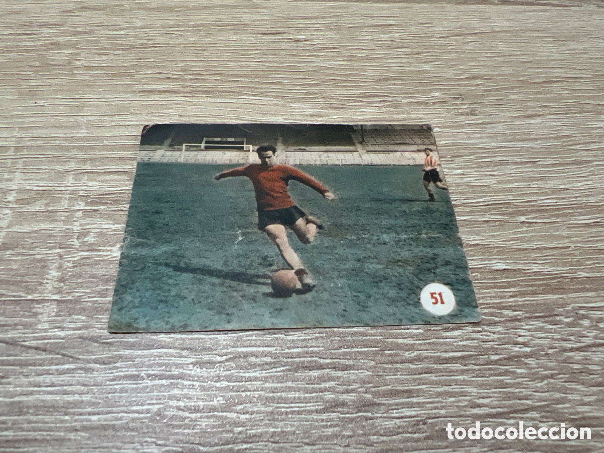 Football Stickers: 1953 Telmo Zarra ATH Bilbao # 51 Fher escenas deportivas