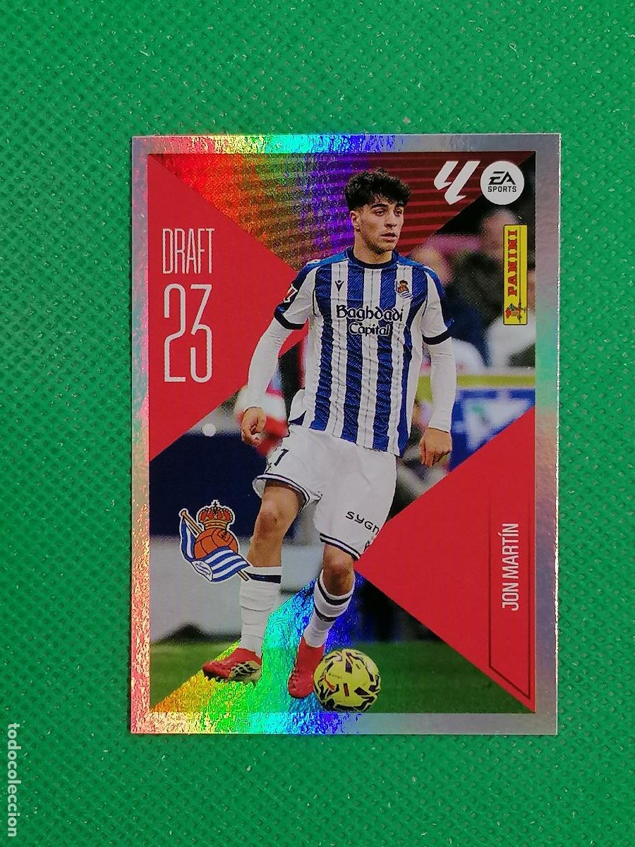 Cartes &agrave; collectionner de Football: 13 JON MARTIN REAL SOCIEDAD DRAFT 23 ⚽ PANINI LIGA ESTE 26 27 2026 2027 ⚽