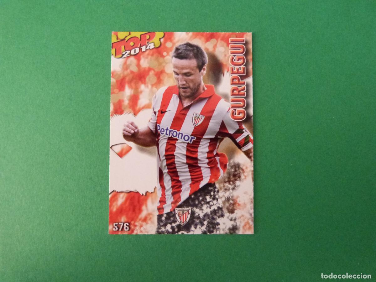 Cartes &agrave; collectionner de Football: TRADING CARD FUTBOL GURPEGUI ATH. BILBAO MATE ROJO N&ordm; 576 FICHAS LIGA TOP MUNDICROMO 2013-2014/13-14