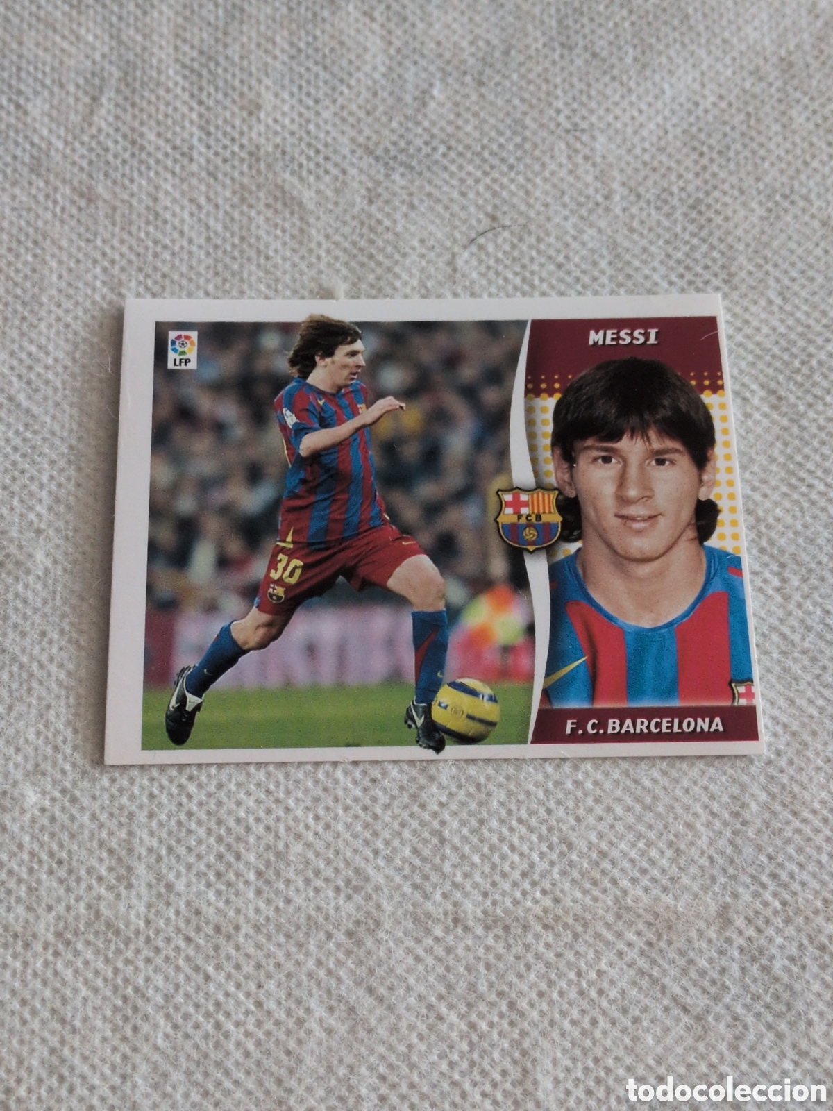Figurine di Calcio: Messi barcelona 2006 2007 ediciones este sin pegar liga 06 07 futbol argentina