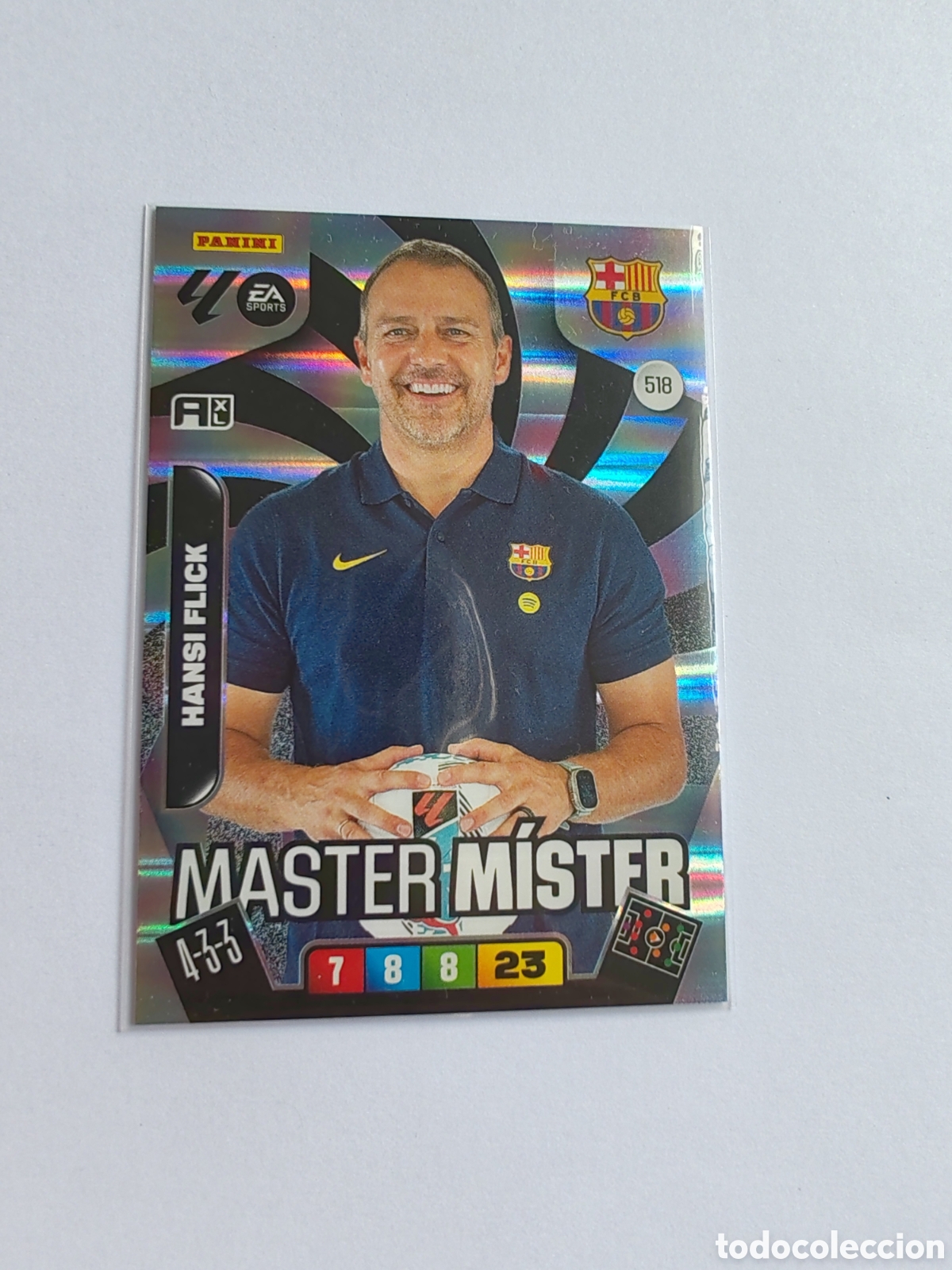 Fu&szlig;ball-Sticker: Cromo Adrenalyn Hansi Flick M&aacute;ster Mister 2025 2026