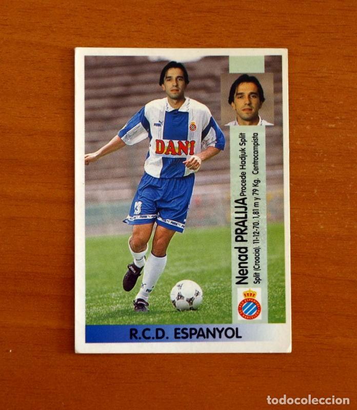 Cromos de Futebol: R.C.D. Espa&ntilde;ol-Espanyol -N&ordm; 360 Pralija -Fichaje-Editorial Panini Liga 1996-1997-96-97 -Nunca Pegado
