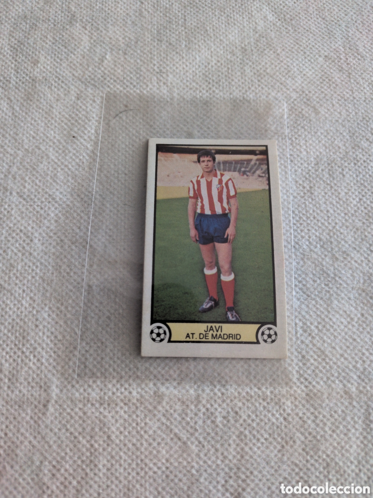 Fu&szlig;ball-Sticker: CROMO DE F&Uacute;TBOL LIGA ESTE JAVI FICHAJE 20 ATLETICO MADRID NUNCA PEGADO 1979 1980 79 80