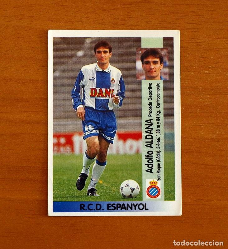 Fu&szlig;ball-Sticker: R.C.D. Espa&ntilde;ol-Espanyol -N&ordm; 361 Aldana -Fichaje-Editorial Panini Liga 1996-1997-96-97 -Nunca Pegado