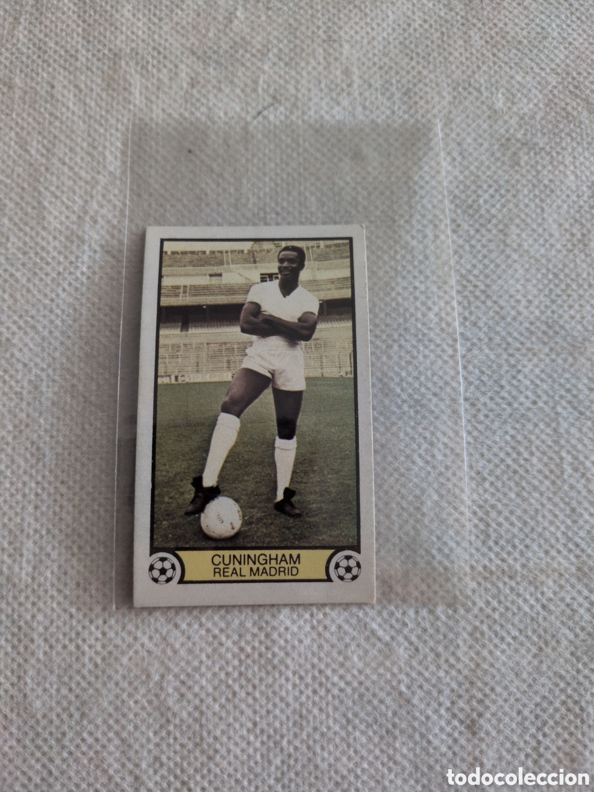 Fu&szlig;ball-Sticker: CUNINGHAM REAL MADRID FICHAJE 5 LIGA ESTE 1979/80 79 80
