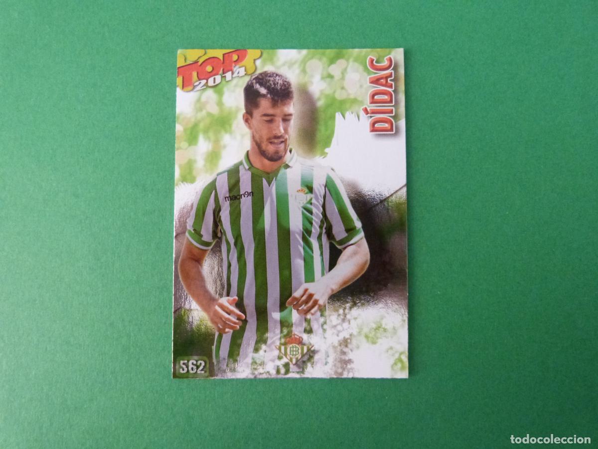 Cromos de Futebol: TRADING CARD FUTBOL DIDAC BETIS BALOMPIE BRILLO N&ordm; 562 FICHAS LIGA TOP MUNDICROMO 2013-2014/13-14