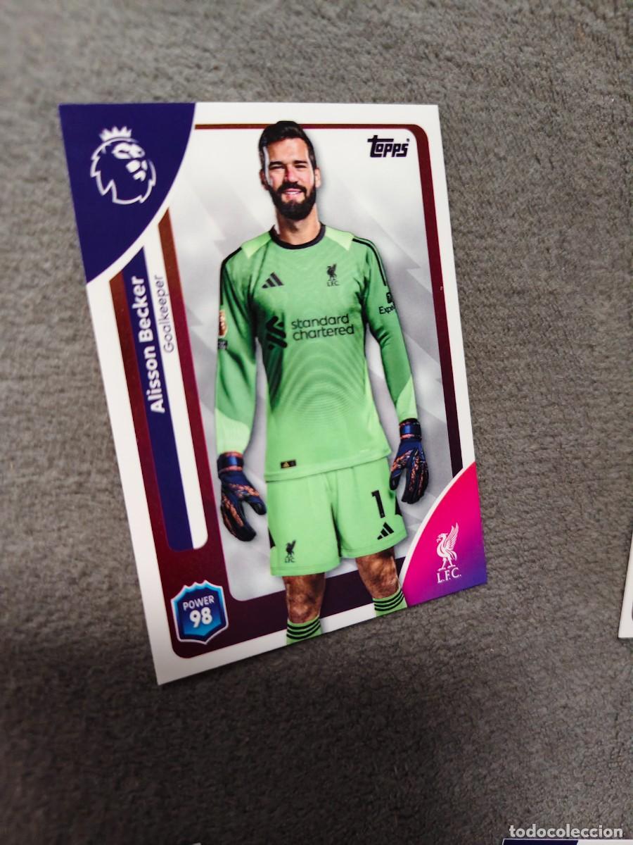 Cromos de Futebol: 164 PREMIER LEAGUE 2025 26 ALISSON BECKER LIVERPOOL TOPPS 25 2026 TRADING CARDS AAL