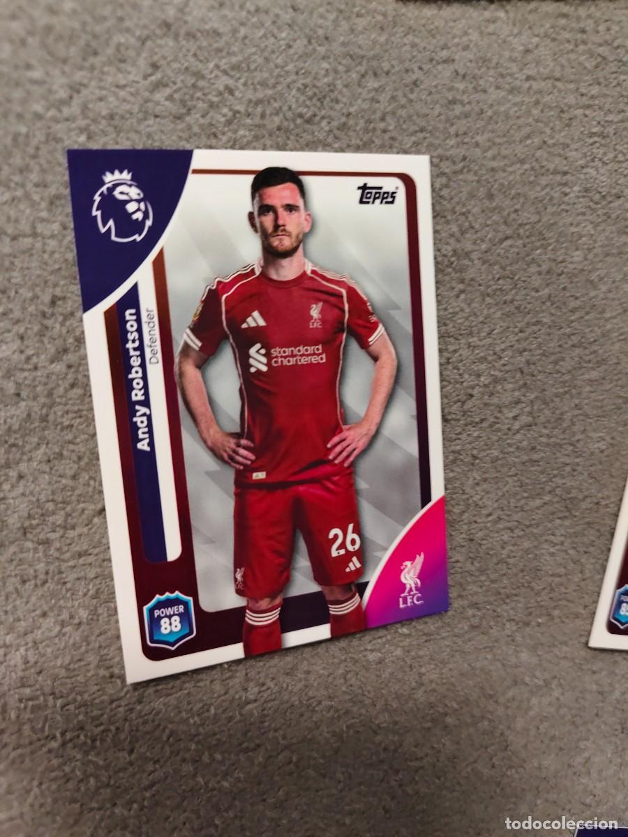 Cromos de Futebol: 167 PREMIER LEAGUE 2025 26 ANDY ROBERTSON LIVERPOOL TOPPS 25 2026 TRADING CARDS AAL