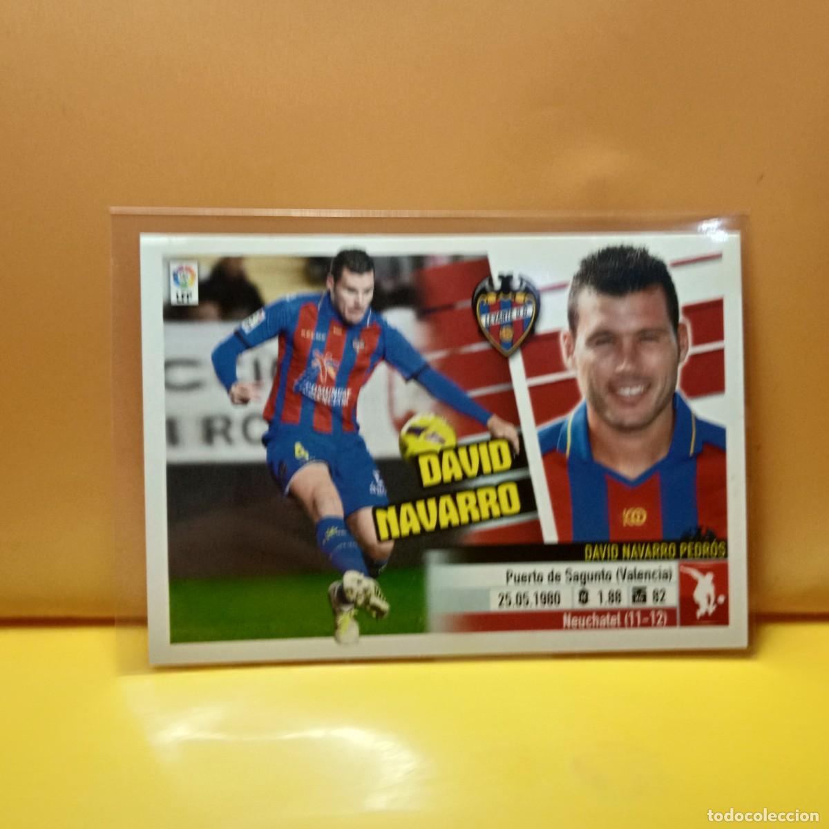 Fu&szlig;ball-Sticker: EDICIONES ESTE: 2013 2014 13 14 LEVANTE U.D DAVID NAVARRO 4
