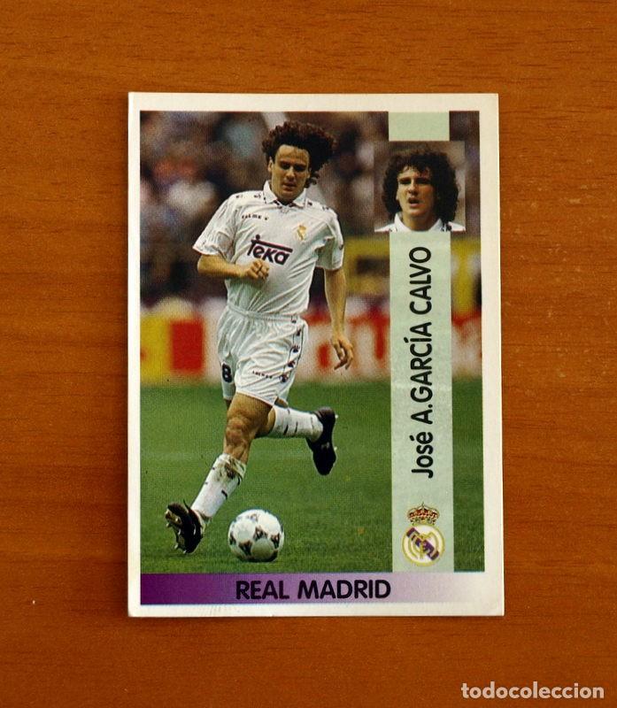 Fu&szlig;ball-Sticker: Real Madrid -N&ordm; 86 Garc&iacute;a Calvo -Editorial Panini Liga 1996-1997-96-97 -Nunca Pegado