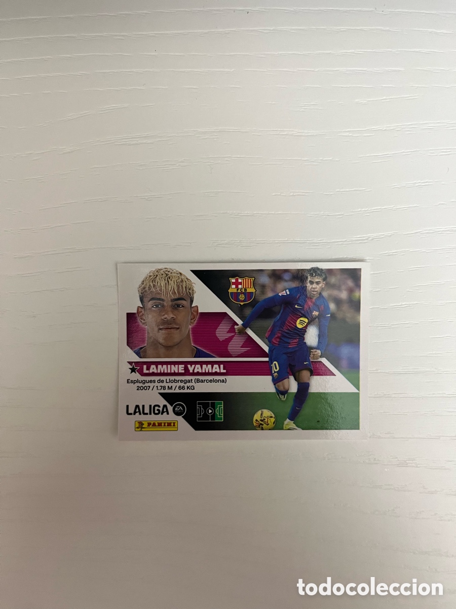 Fu&szlig;ball-Sticker: 20 LAMINE YAMAL LIGA ESTE EDICIONES ESTE 2026 2027 26 27 BARCELONA