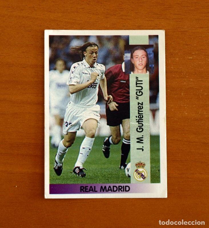 Fu&szlig;ball-Sticker: Real Madrid -N&ordm; 89 Guti -Editorial Panini Liga 1996-1997-96-97 -Nunca Pegado