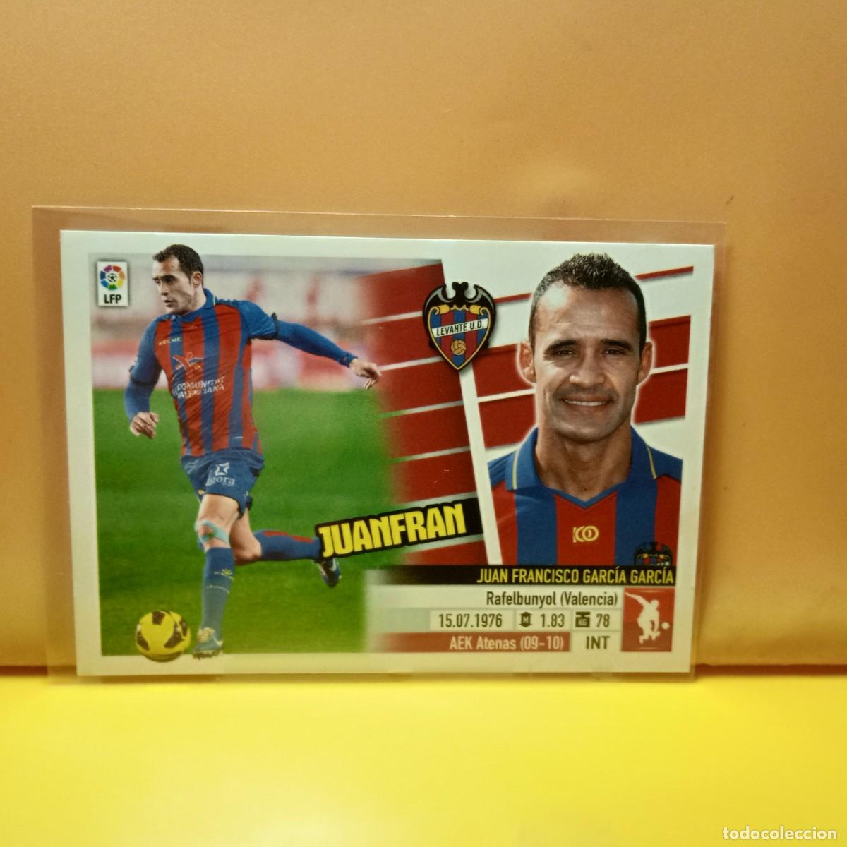 Fu&szlig;ball-Sticker: EDICIONES ESTE: 2013 2014 13 14 LEVANTE U.D DAVID JUANFRAN 7