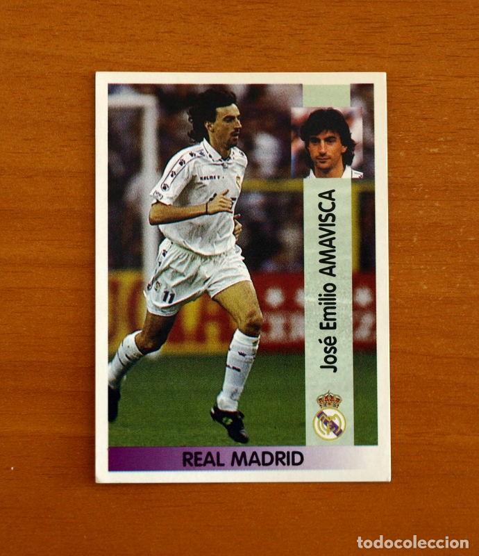 Cromos de Futebol: Real Madrid -N&ordm; 92 Amavisca -Editorial Panini Liga 1996-1997-96-97 -Nunca Pegado