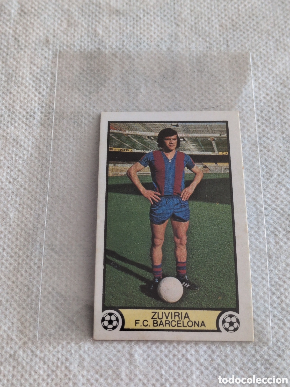Cartes &agrave; collectionner de Football: ESTE 79 80 ZUVIRIA BARCELONA 1979 1980 NUNCA PEGADO