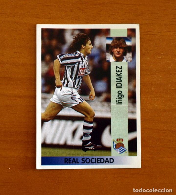 Cromos de f&uacute;tbol: Real Sociedad -N&ordm; 107 Idiakez -Editorial Panini Liga 1996-1997-96-97 -Nunca Pegado